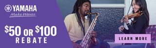 Yamaha $50 or $100 Rebate